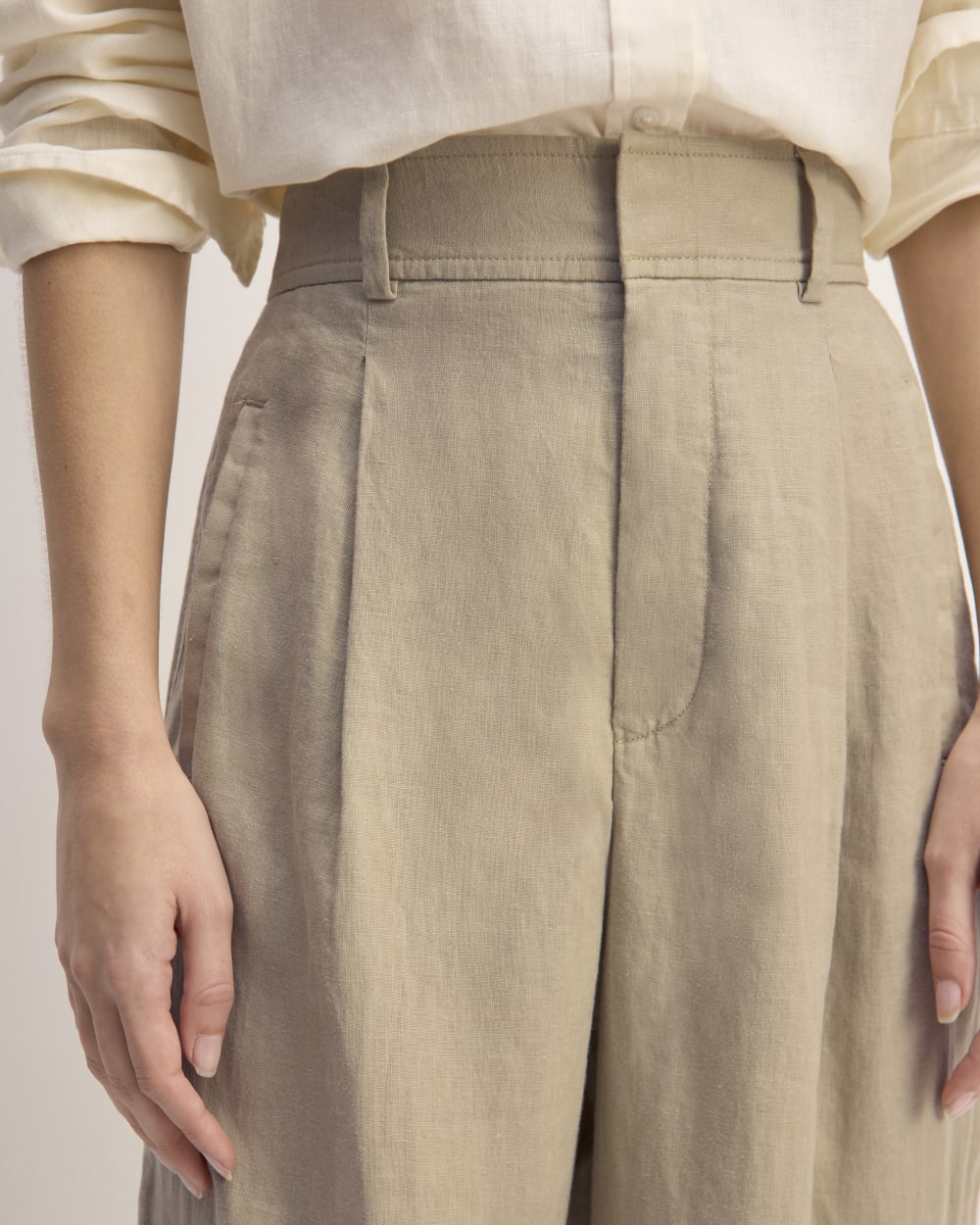 womens-linen-way-high-drape-pant-trench-coat-khaki