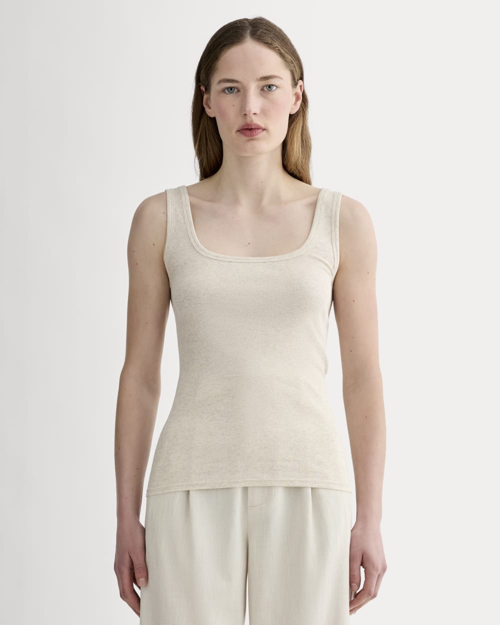 The Luxe Rib Square-Neck Tank
