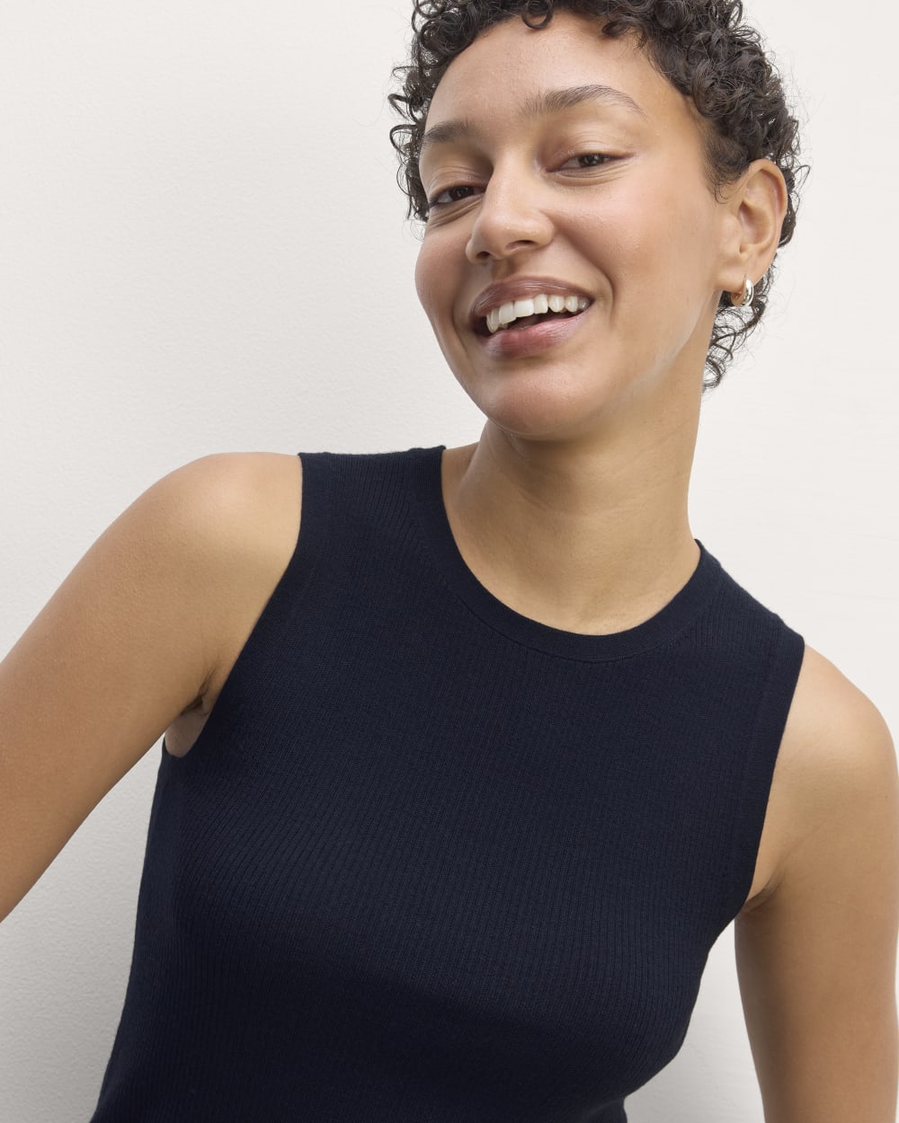 The Tank in Ultrasoft Merino | Navy – Everlane