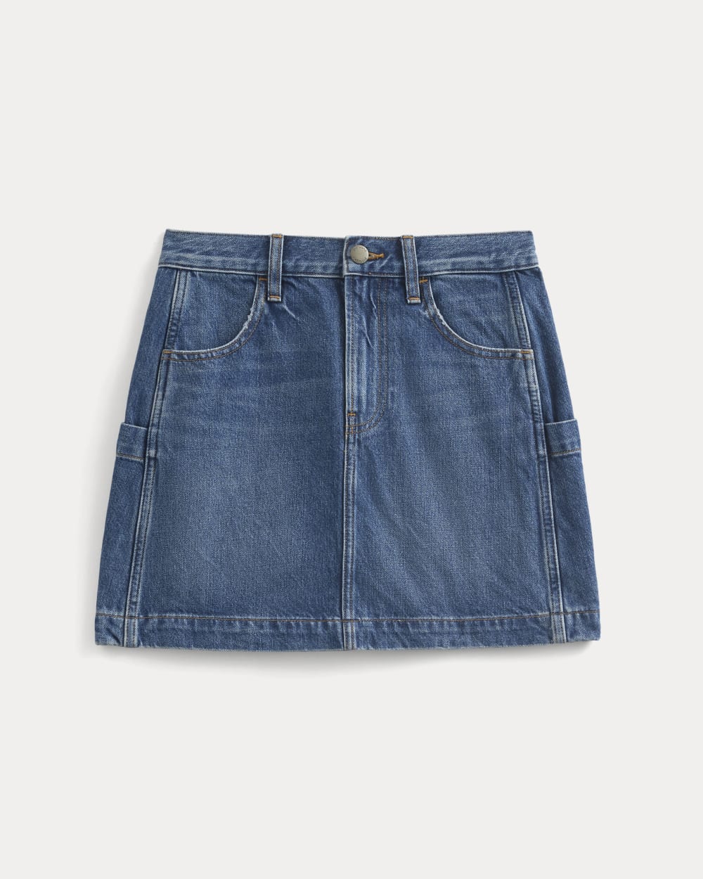 womens-denim-utility-mini-skirt-dark-indigo | alt