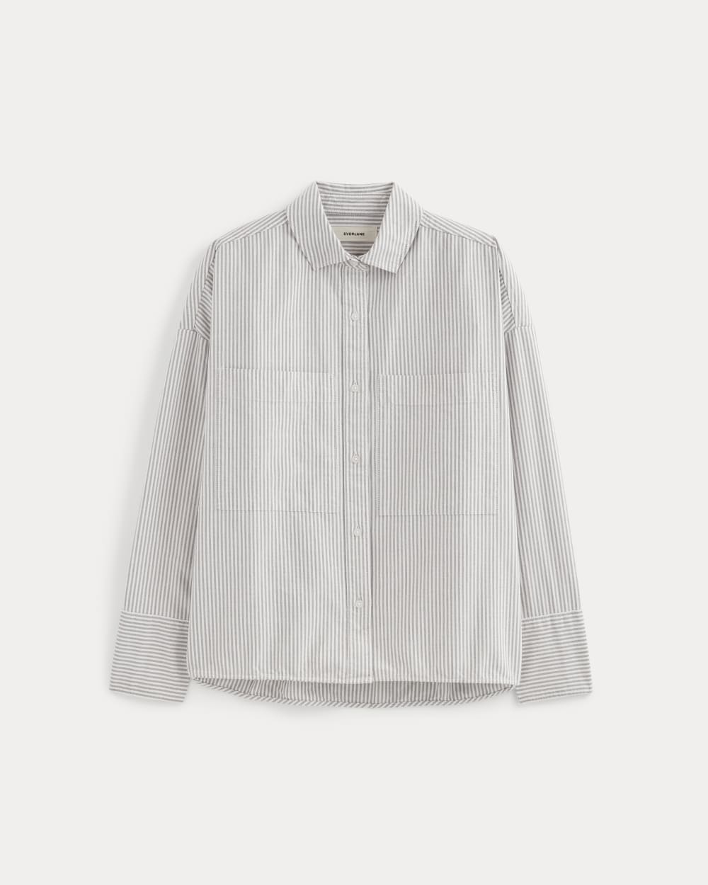 The Boxy Oxford | Black / White – Everlane