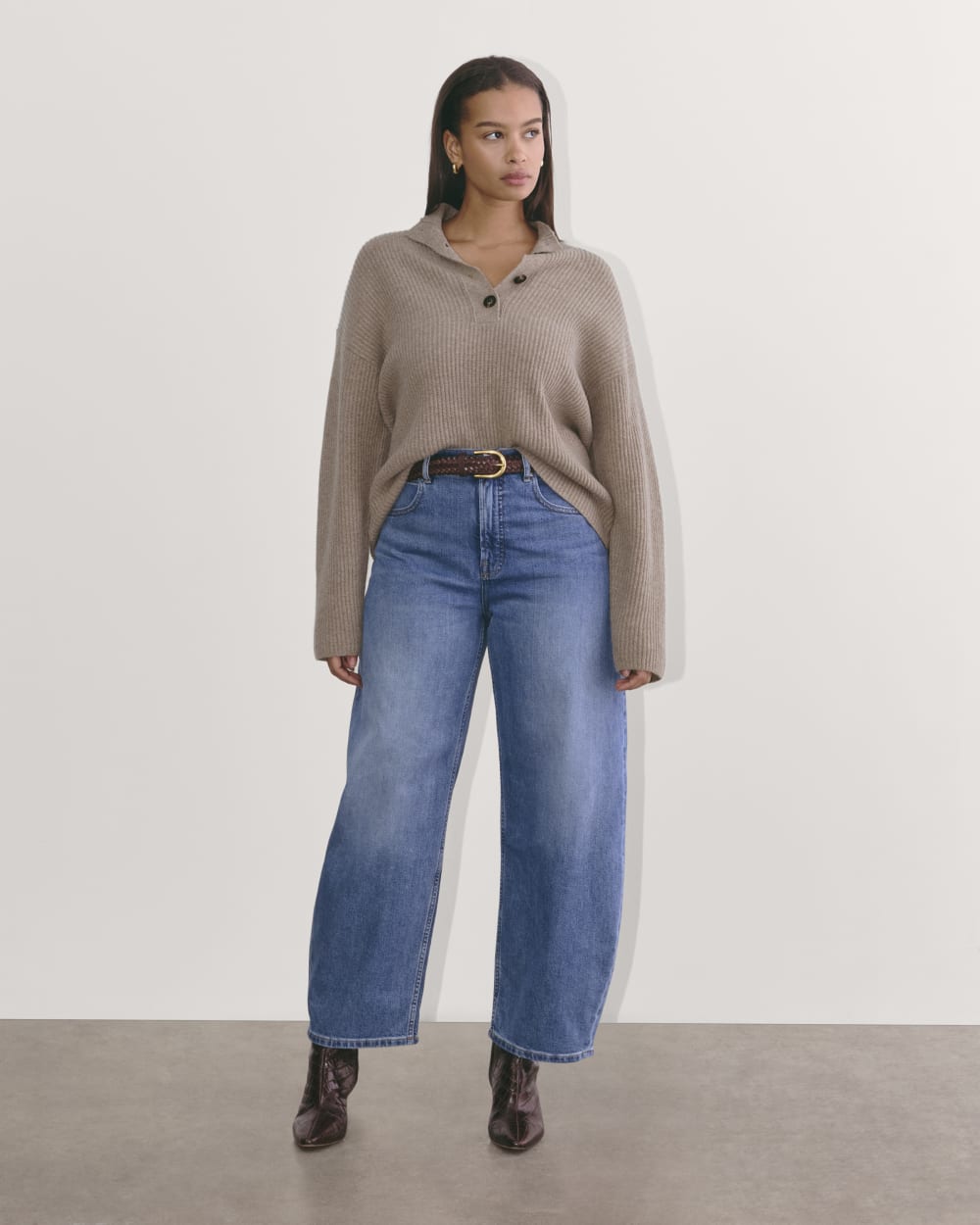 The Cocoon Henley in Wool Cashmere | Oatmeal – Everlane
