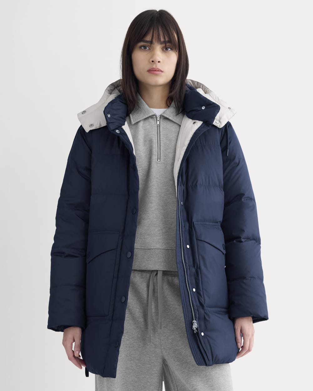 womens-the-everpuff-long-navy | primary