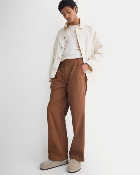 Pull-On Easy Trouser | Toffee – Everlane Pull-On Easy Trouser | Toffee – Everlane