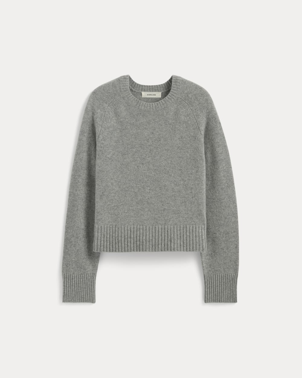 The Boxy Crew in Cashmere | Light Heather Grey – Everlane