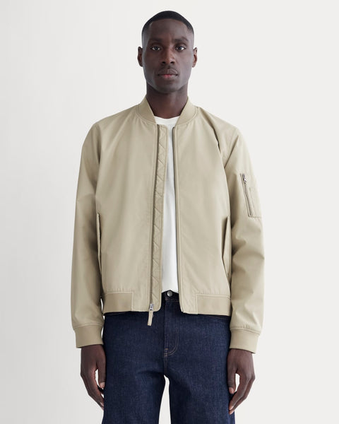 The Bomber Jacket | Uniform | Trench Coat Khaki – Everlane