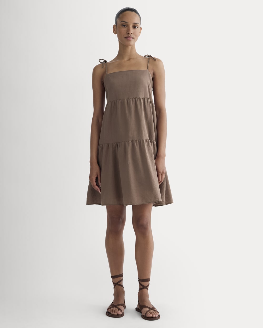 The Gauze Mini Tiered Dress