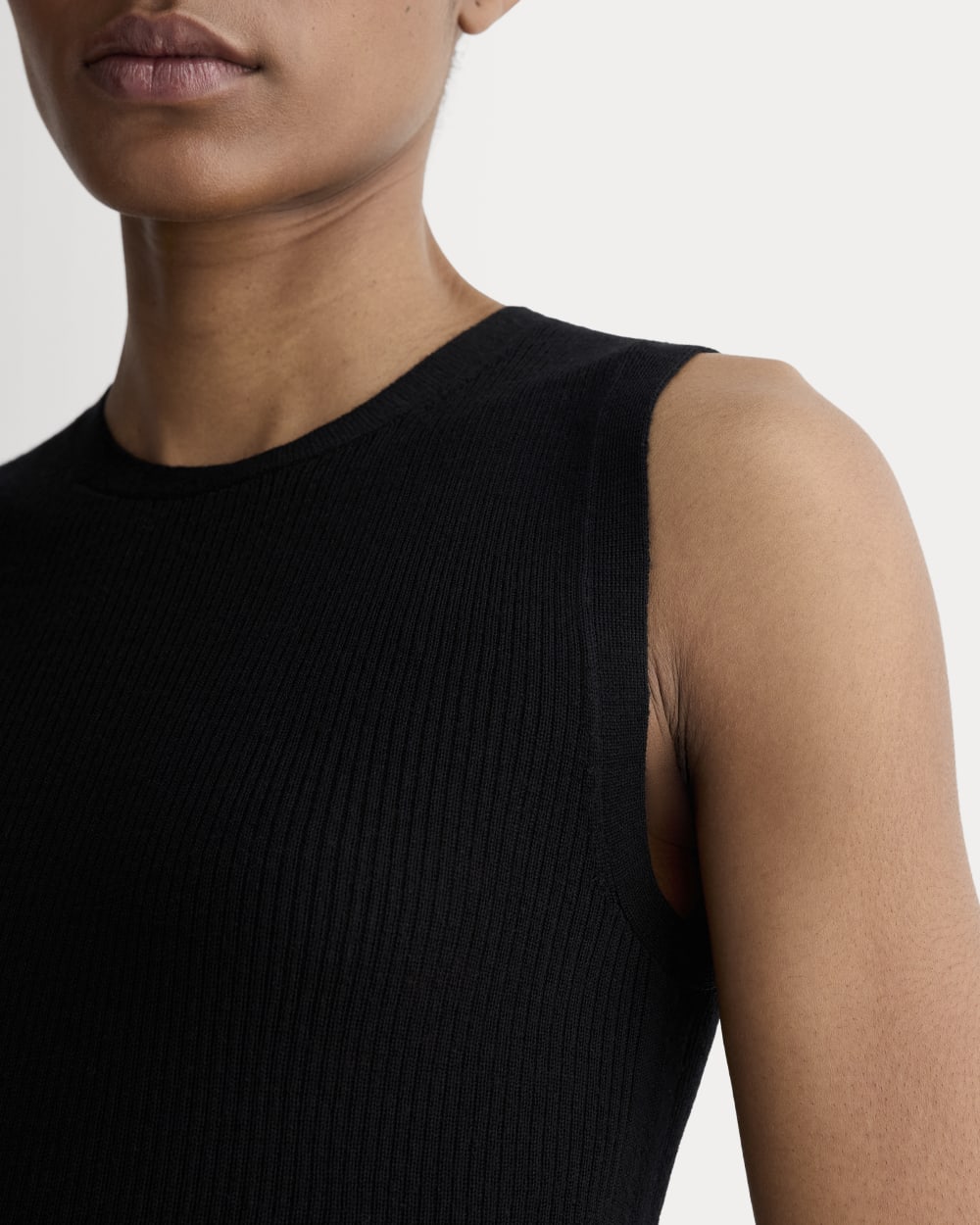 The Tank in Ultrasoft Merino | Black – Everlane