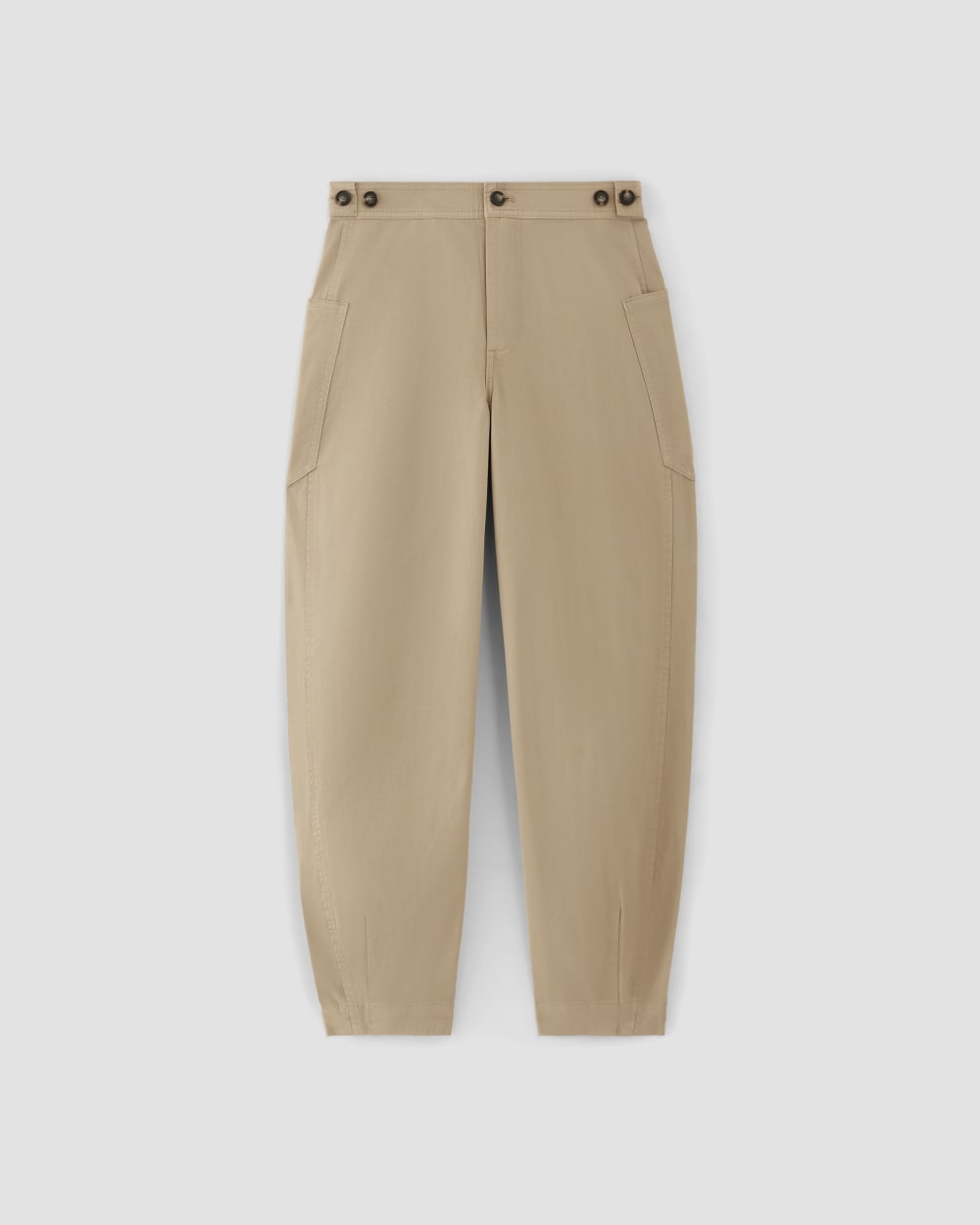 womens-fatigue-barrel-pant-trench-coat-khaki | alt
