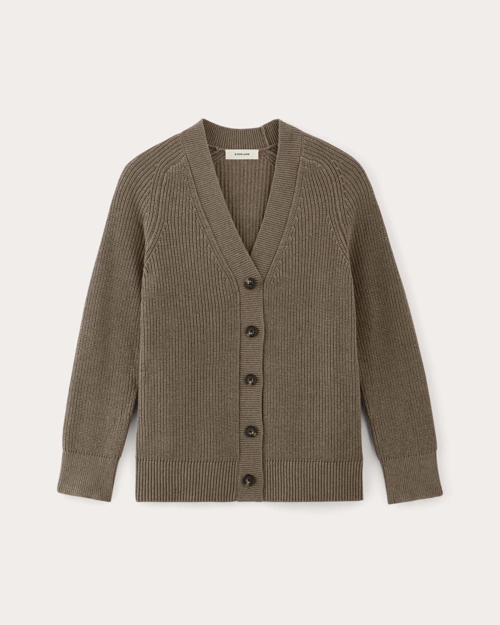 womens-cotton-v-neck-cocoon-cardigan-heather-taupe | alt