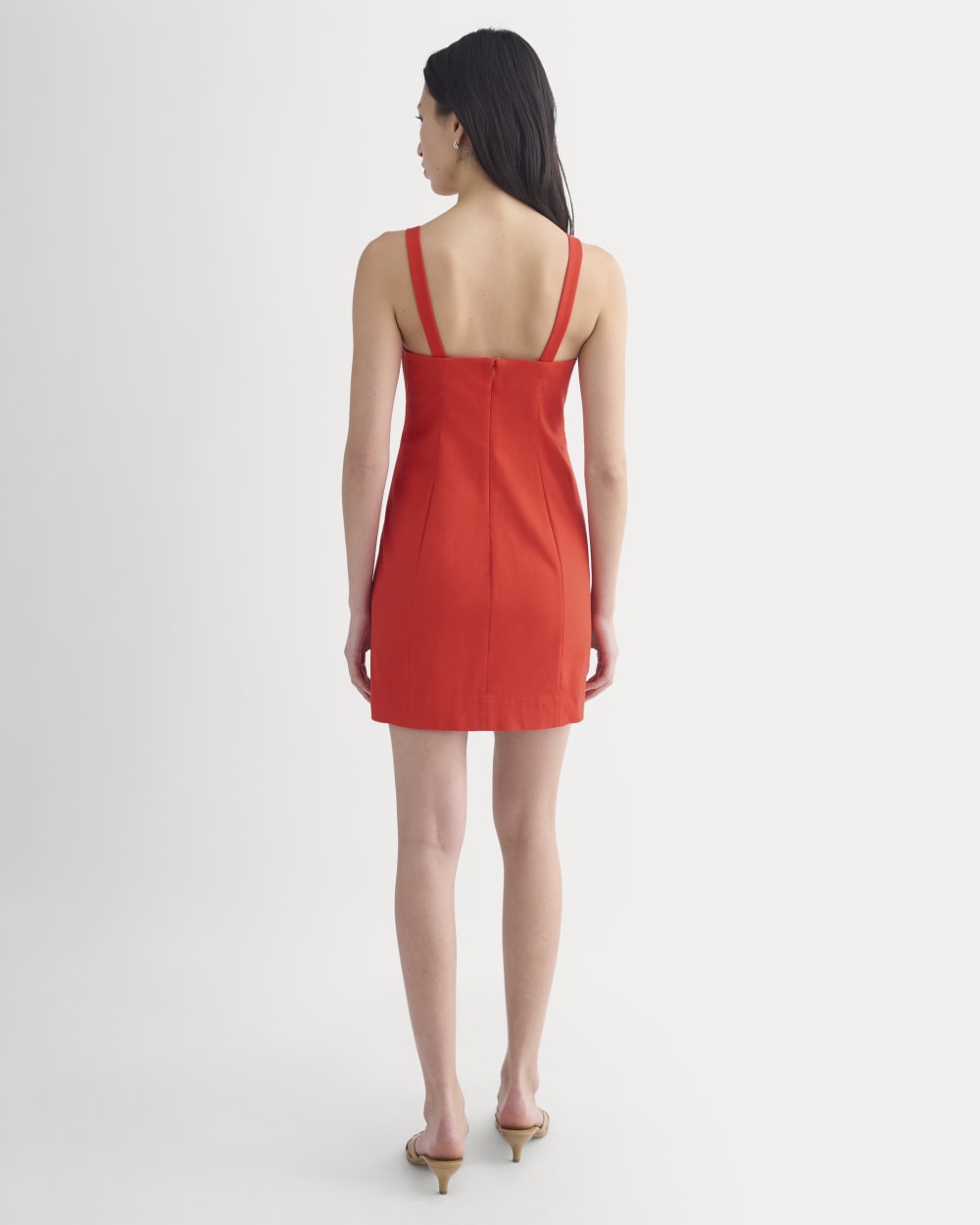 womens-seamed-mini-dress-fiery-red