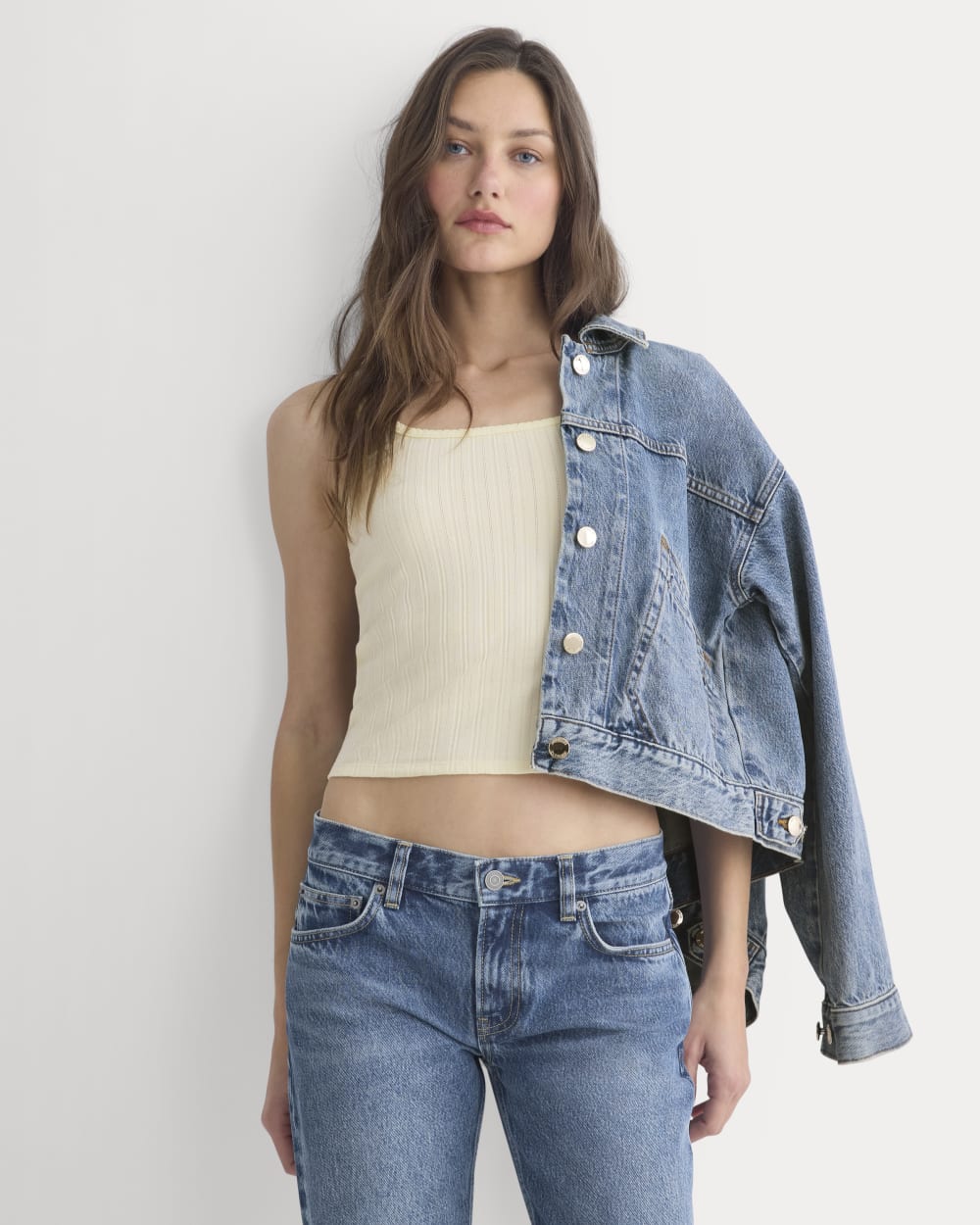 Scoop-Neck Tank in Pointelle from Everlane - $48