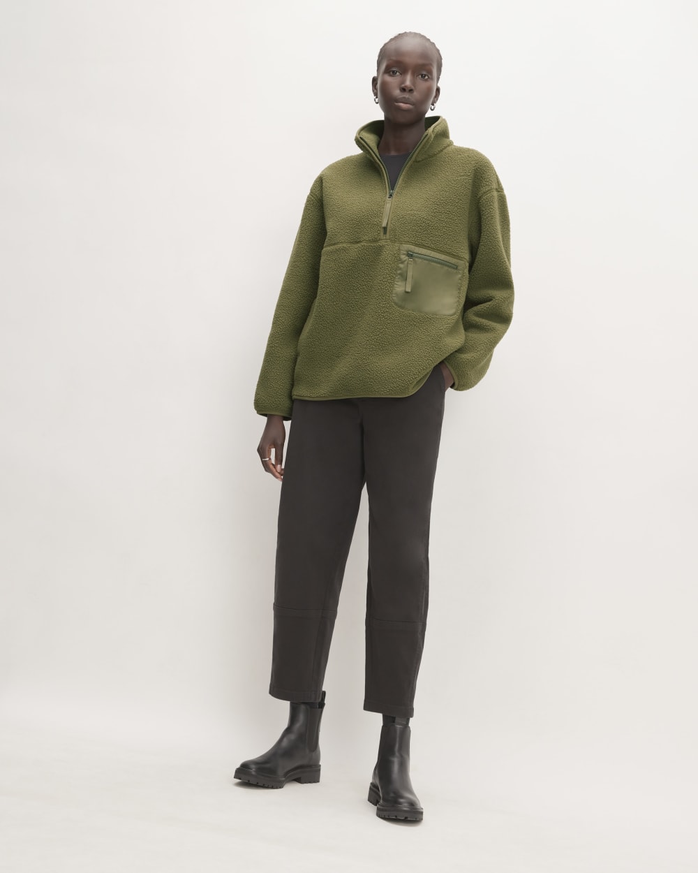 womens-renew-fleece-oversized-half-zip-kalamata