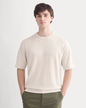 Ultrasoft Sweater Tee | Heathered Oat