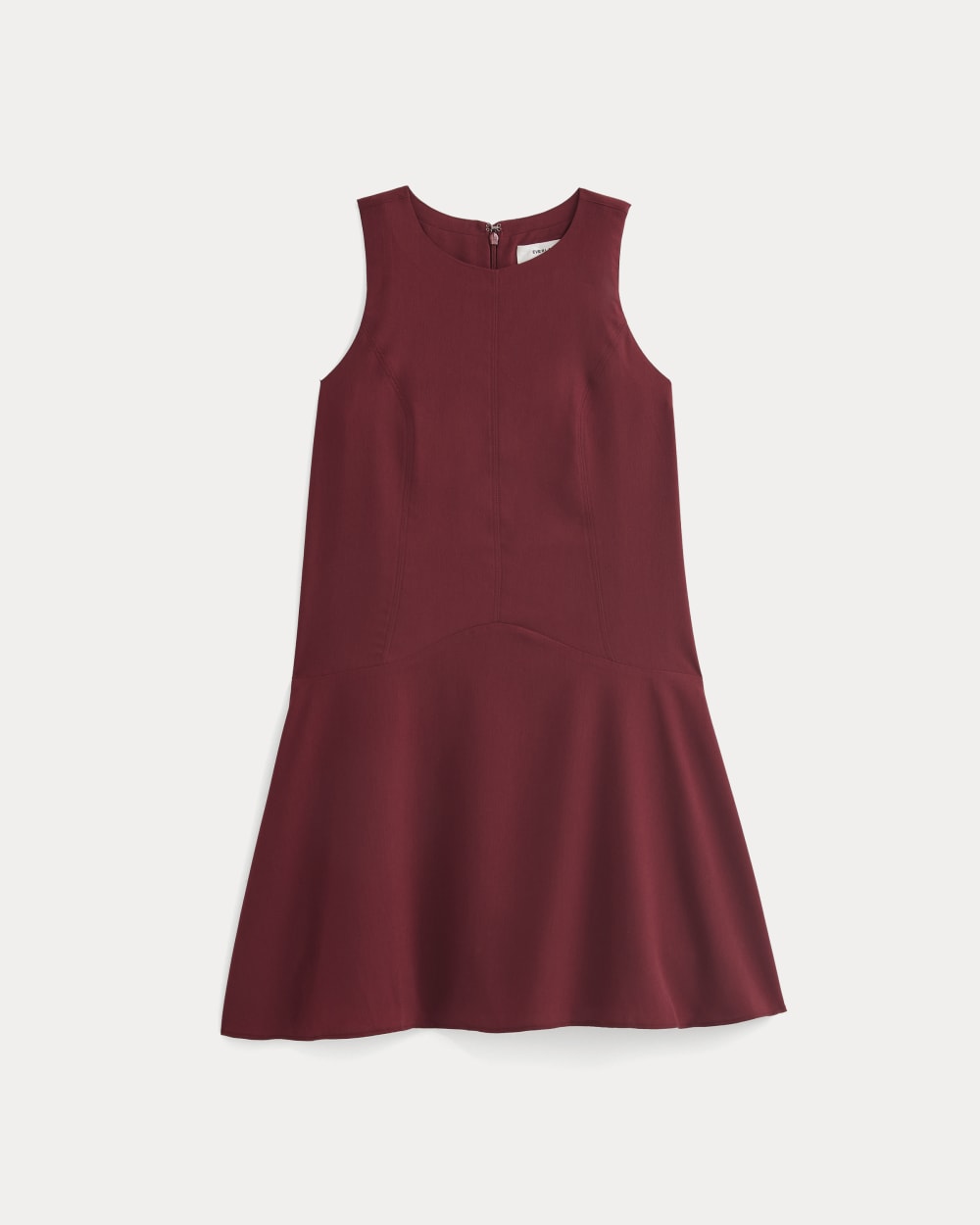 Everlane Drop Waist Mini Dress In Pomegranate, Size 4 Everlane Drop Waist Mini Dress In Pomegranate, Size 4