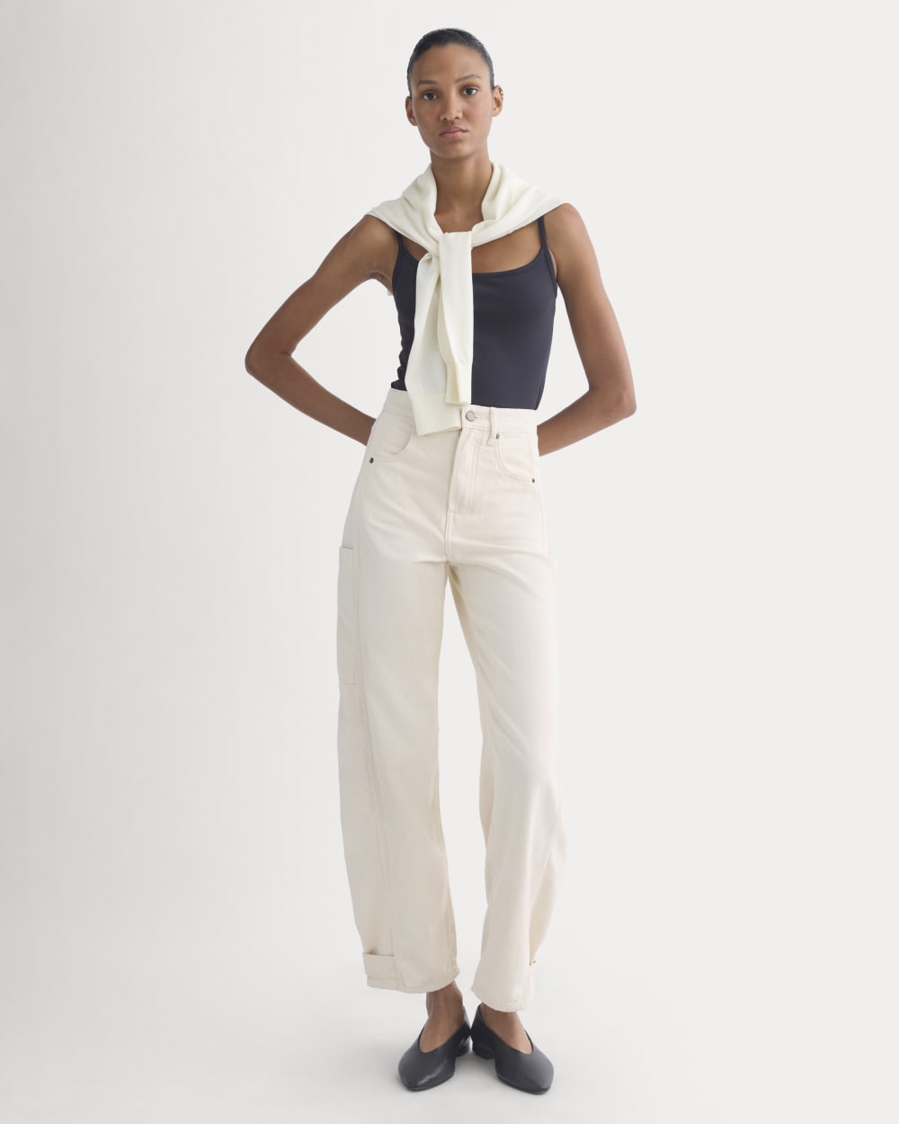 womens-the-way-high-utility-jean-ecru | primary