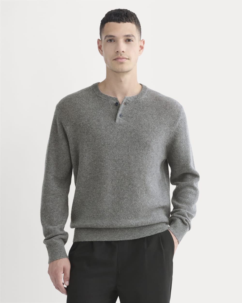 Henley in Wool Cashmere