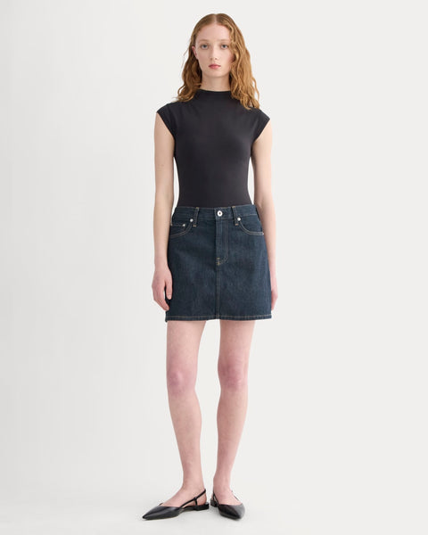 The Denim Mini Skirt | Dark Indigo – Everlane