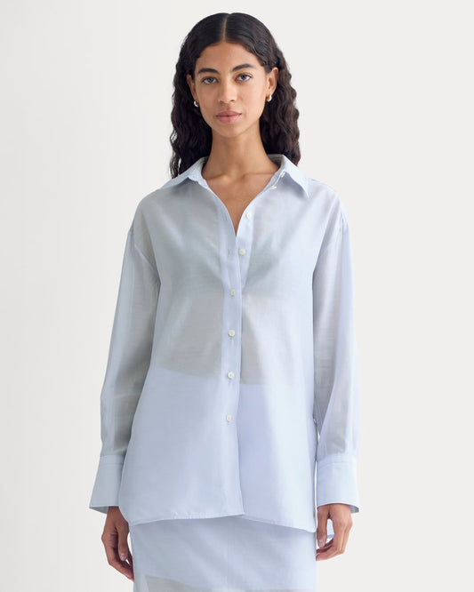 womens-oversized-shirt-silk-organza-kentucky-blue | primary