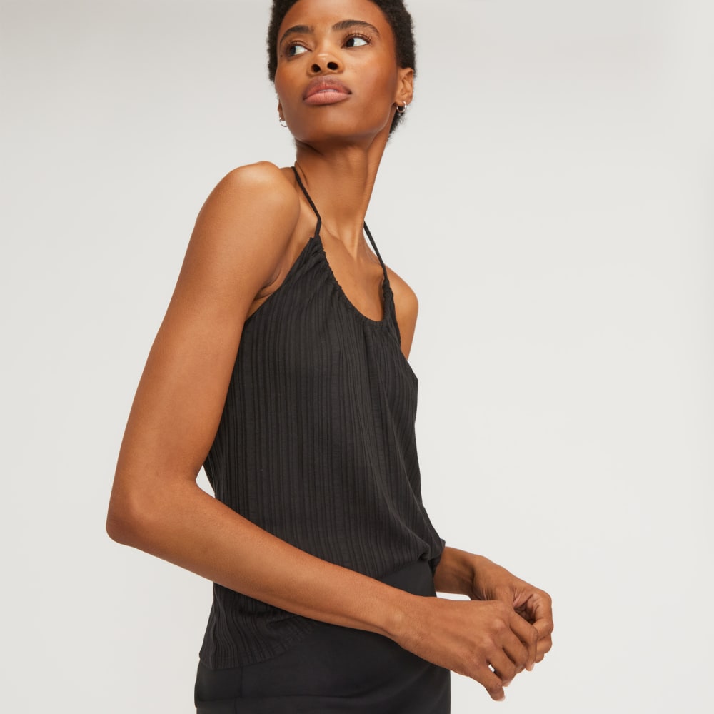 womens-rib-soft-knit-halter-top-black
