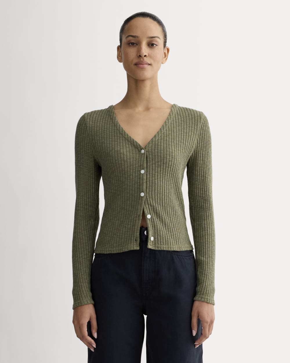 womens-rib-knit-organic-cotton-cardigan-kalamata | primary