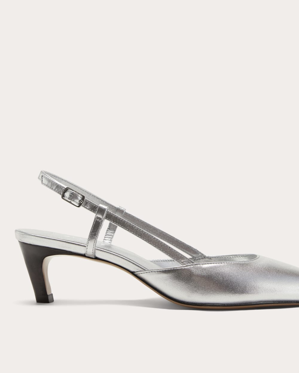The Studio Slingback Heel | Silver – Everlane