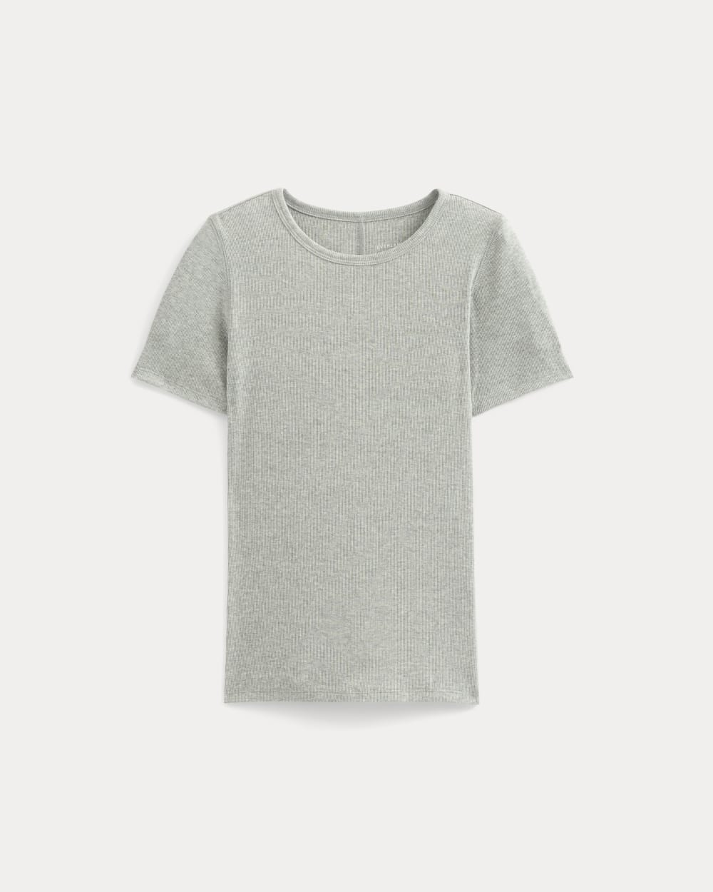 womens-supima-micro-rib-ss-crew-classic-heather-grey | alt