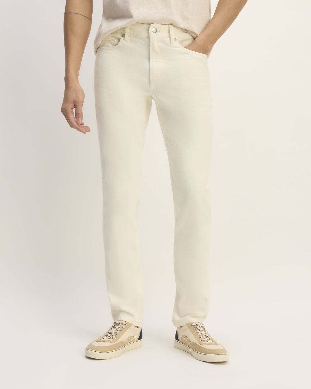 The Organic Cotton Slim-Fit Jean | Calico Ecru – Everlane