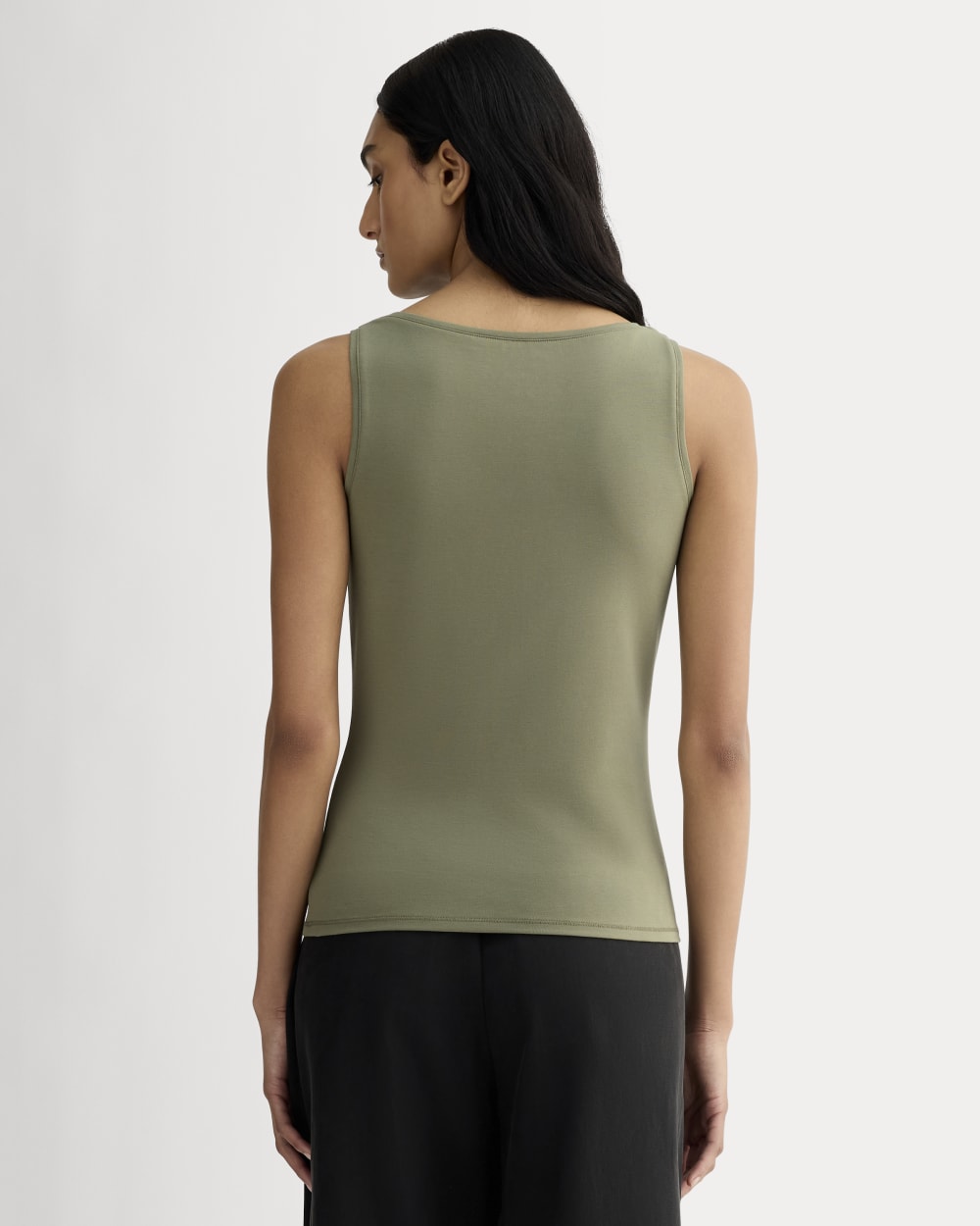 The Form Boatneck Tank | Lichen Green – Everlane