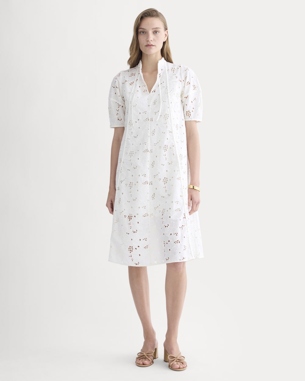 womens-eyelet-maxi-dress-bone | primary