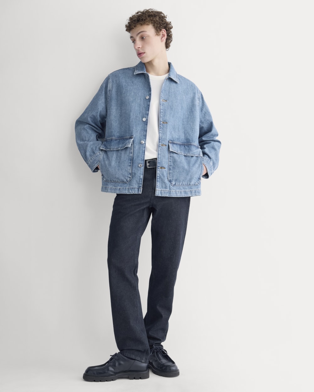 denim shacket dress EadianDree Womens Denim Shirt Dress Collar Button Down Long Sleeve Ruffle Cuff Jean Dresses Loose Fit Casual Jean Shacket Mini Dress : Target