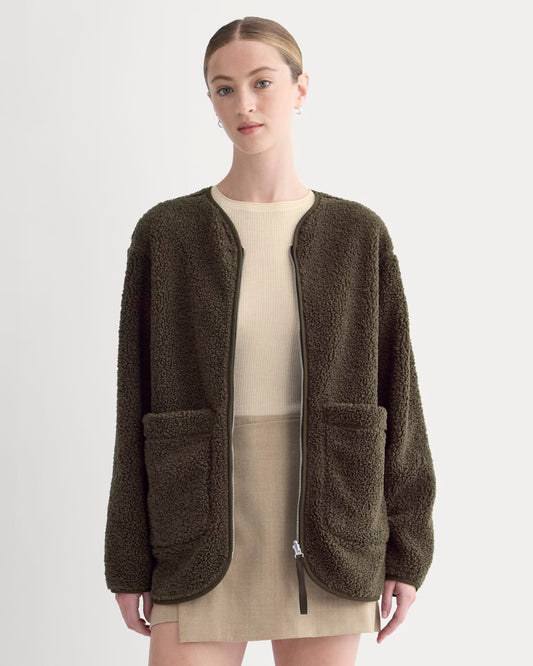womens-reversible-teddy-jacket-coffee-bean | primary