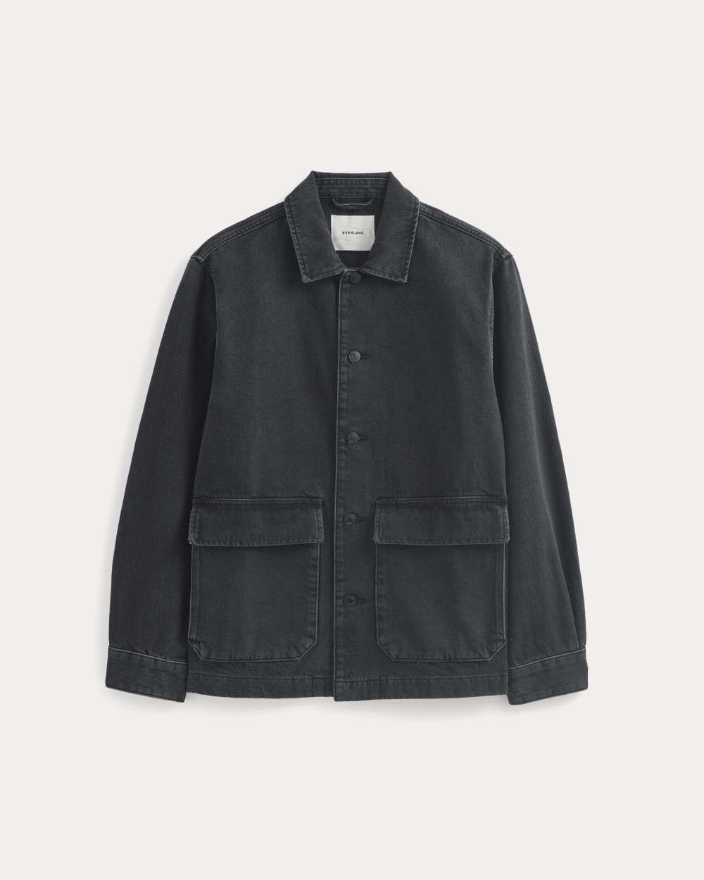 Everlane Washed Out Black Denim Jacket