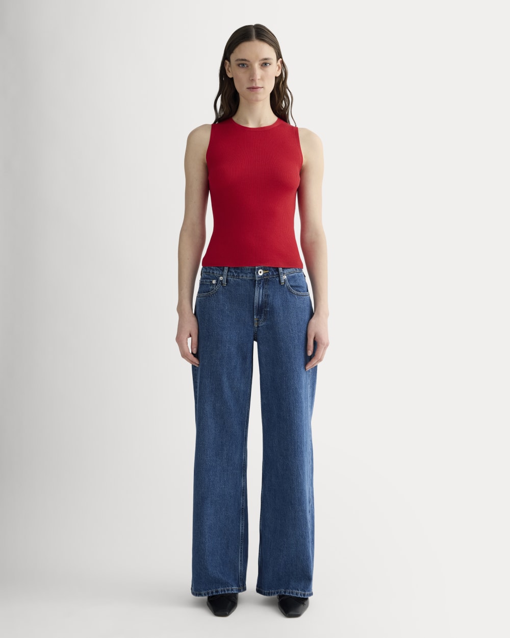 The Tank in Ultrasoft Merino | Classic Red – Everlane