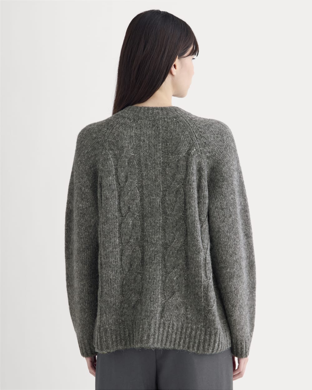 Cloud Cable Cardigan | Heather Charcoal – Everlane