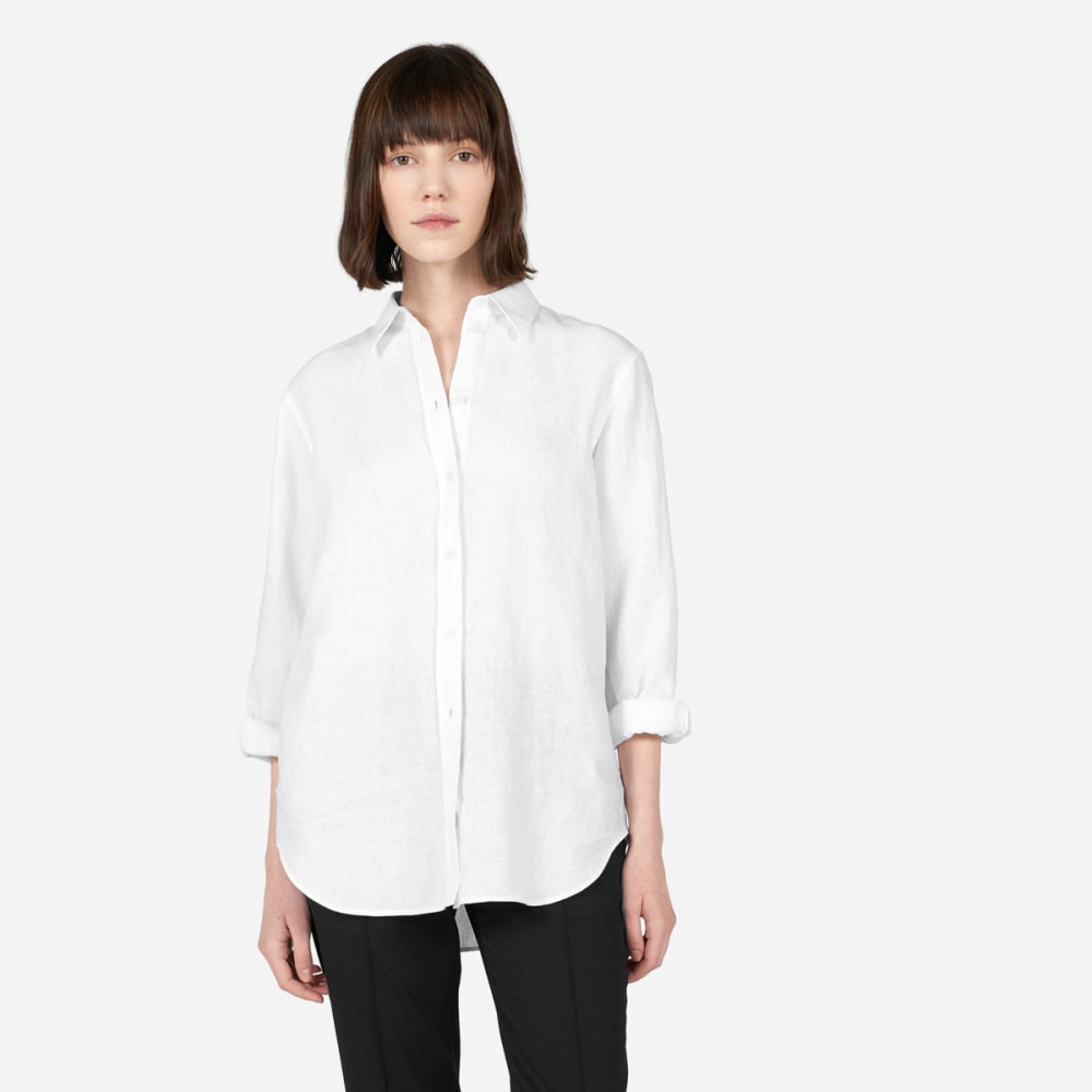 womens-relaxed-linen-shirt-white | primary