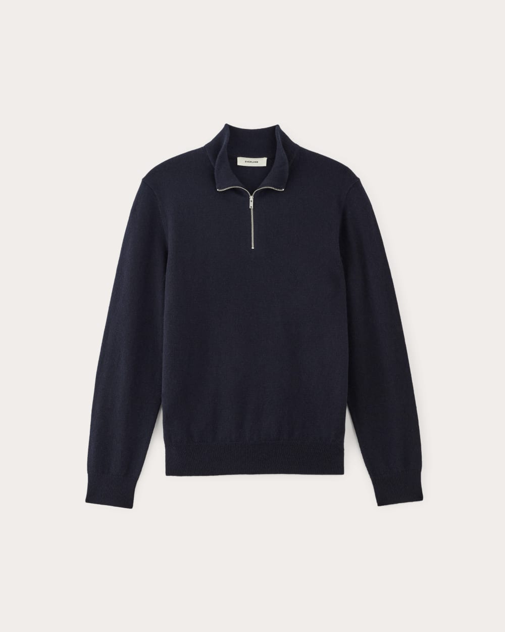 The Quarter-Zip in Cashmere | Navy – Everlane