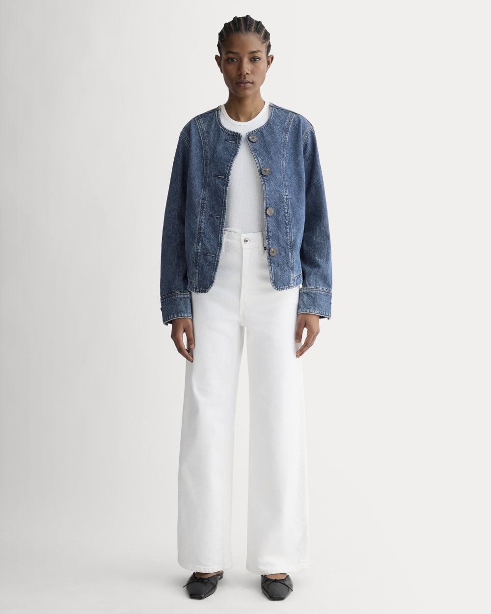 The Denim Barrel Jacket | Deep Atlantic – Everlane