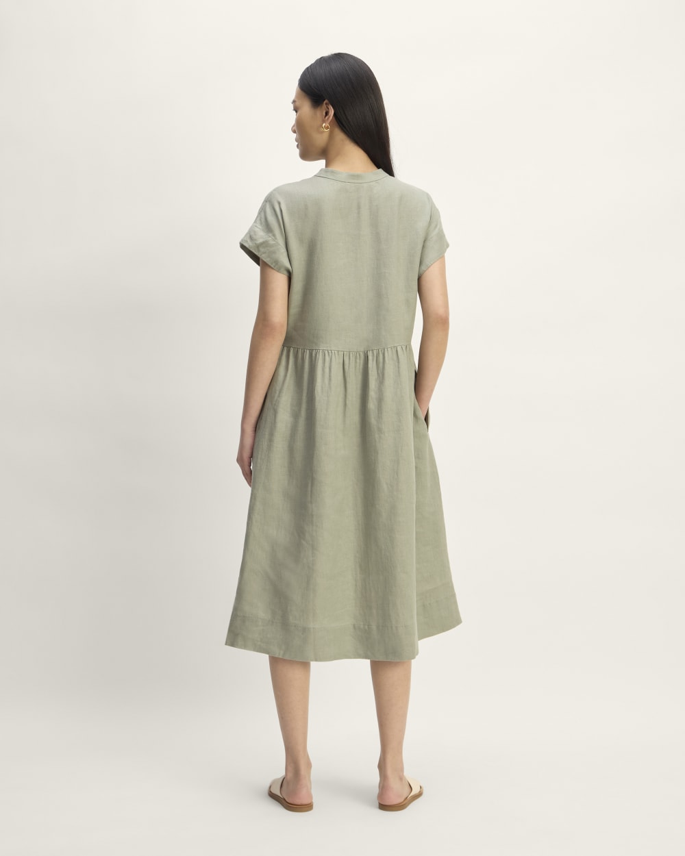 womens-linen-workwear-midi-dress-sage-green