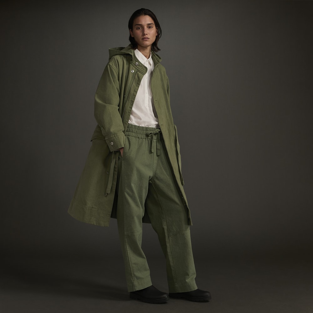 The Canvas Organic Cotton Parka | Forest Green – Everlane