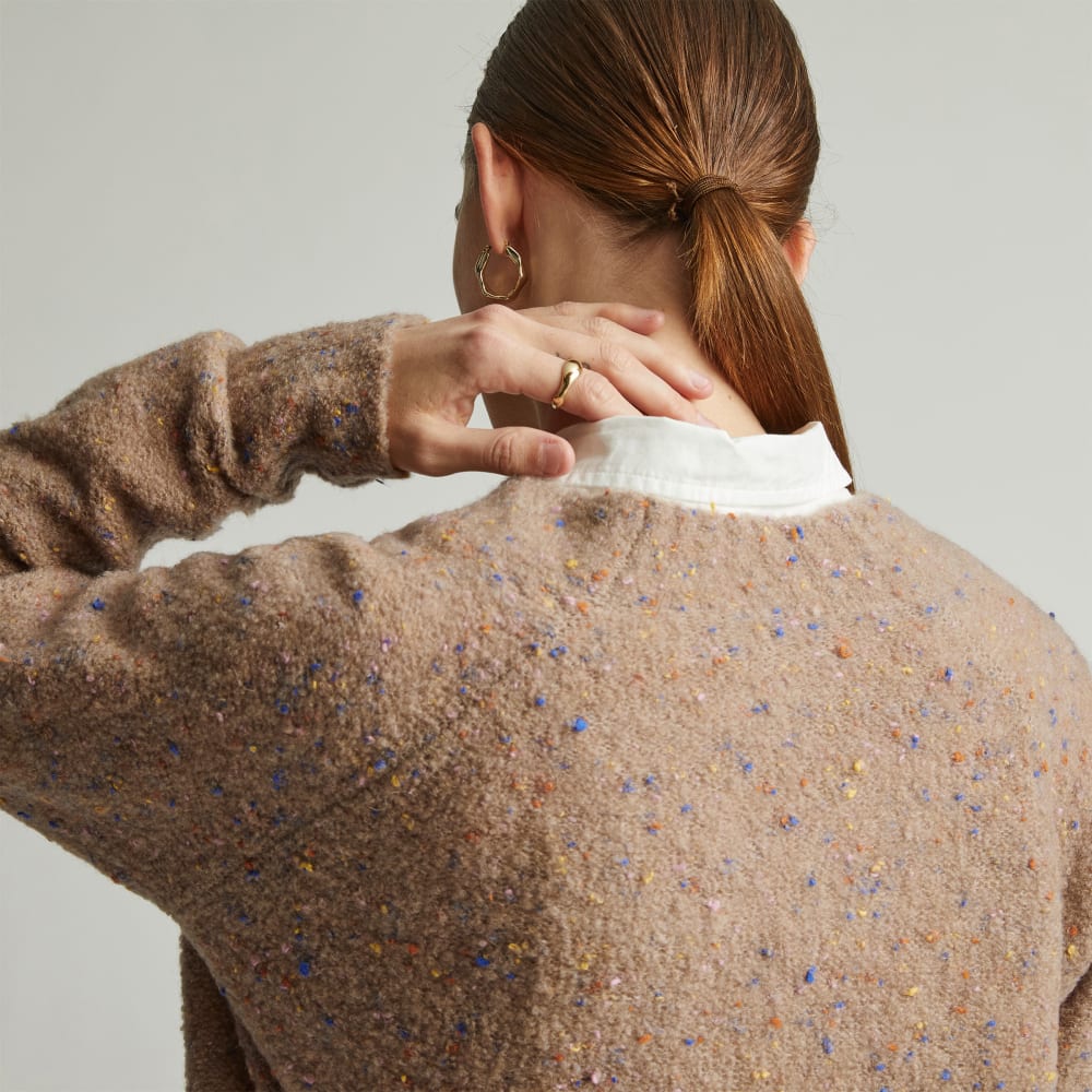 The Confetti Cardigan | Taupe Multi – Everlane