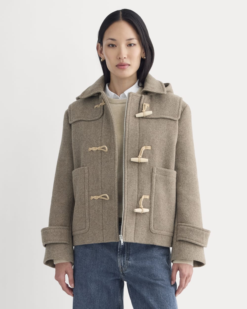 womens-the-rewool-duffle-coat-heather-taupe | primary