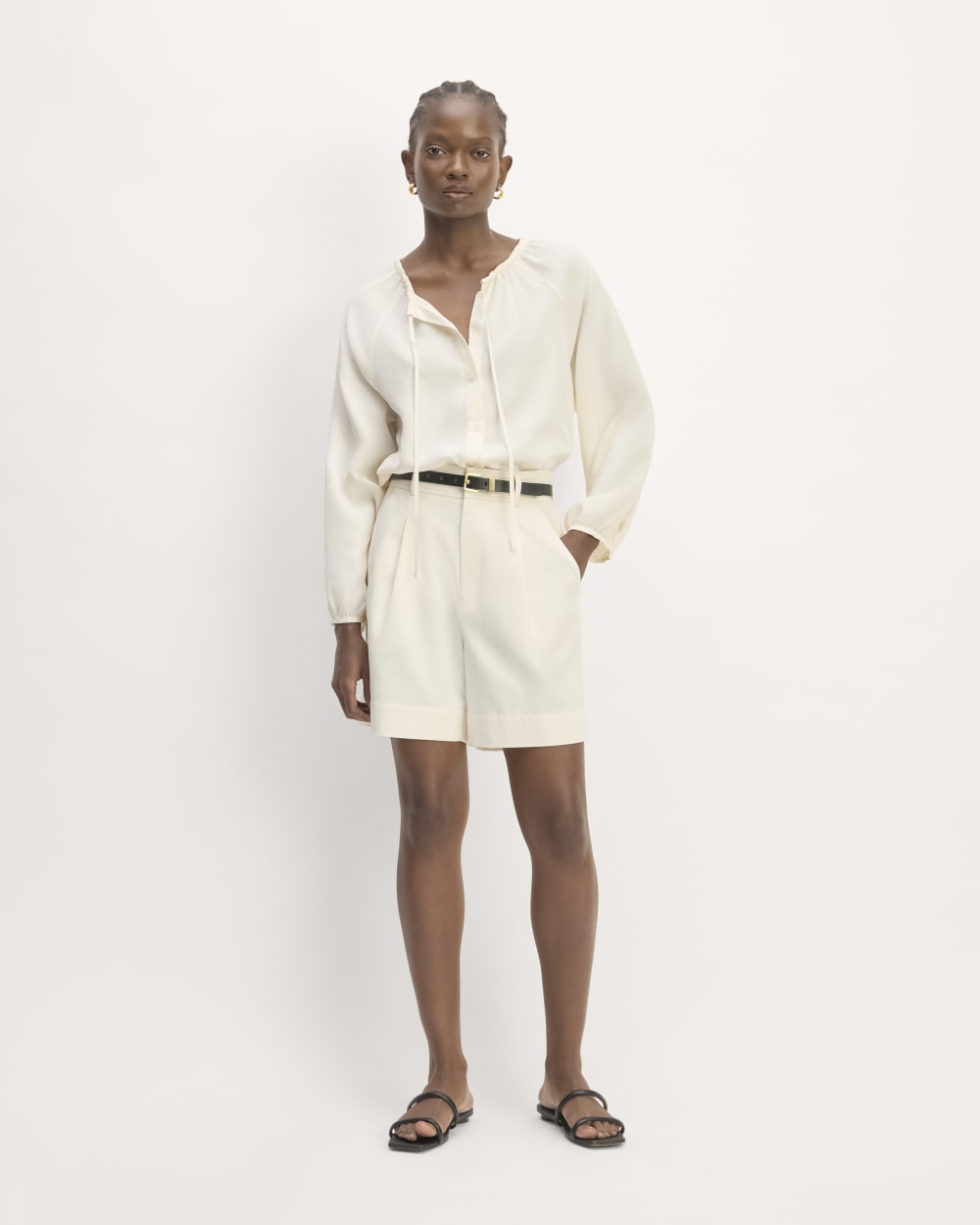 womens-tencel-way-high-drape-short-canvas | primary