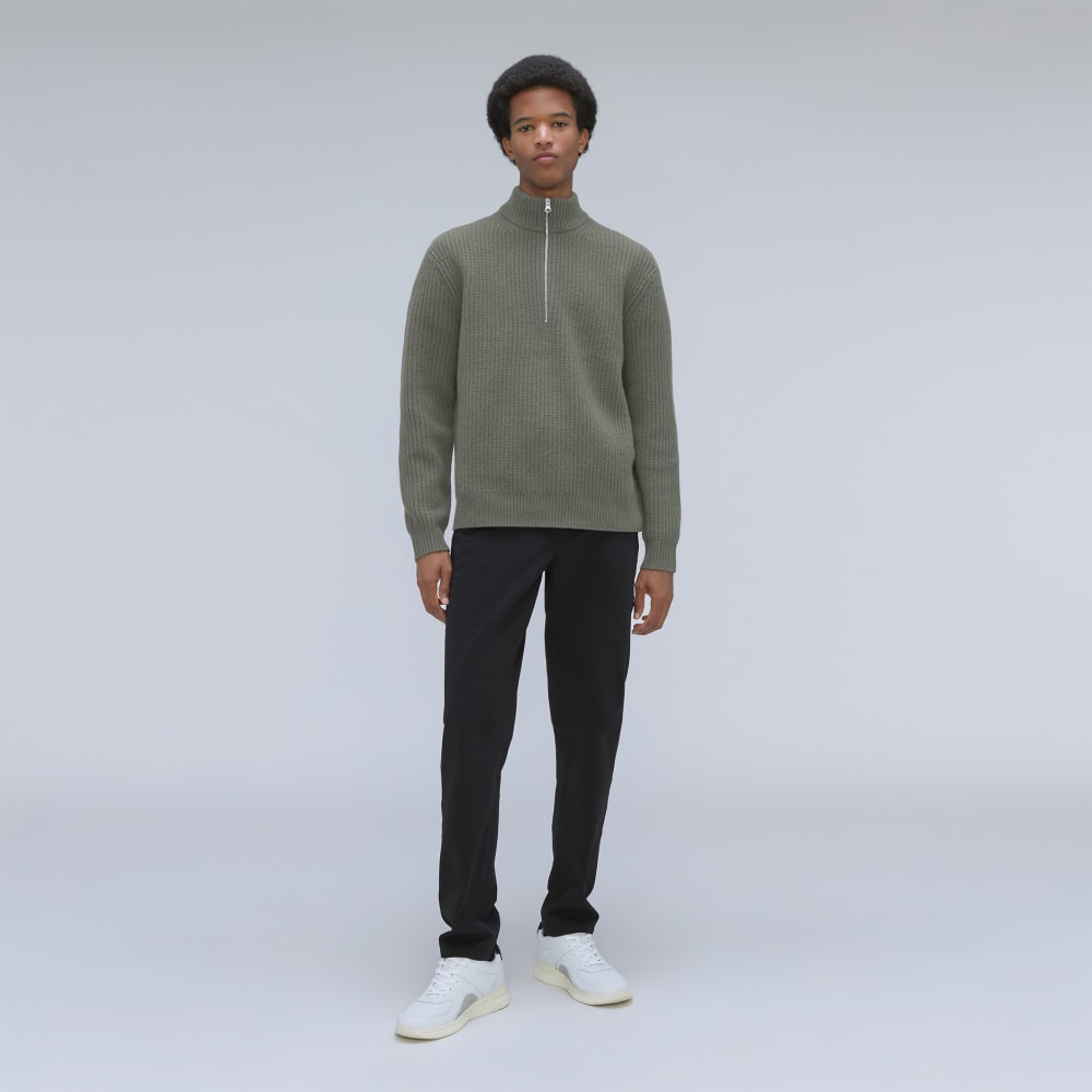 mens-felted-merino-half-zip-sweater-storm-green