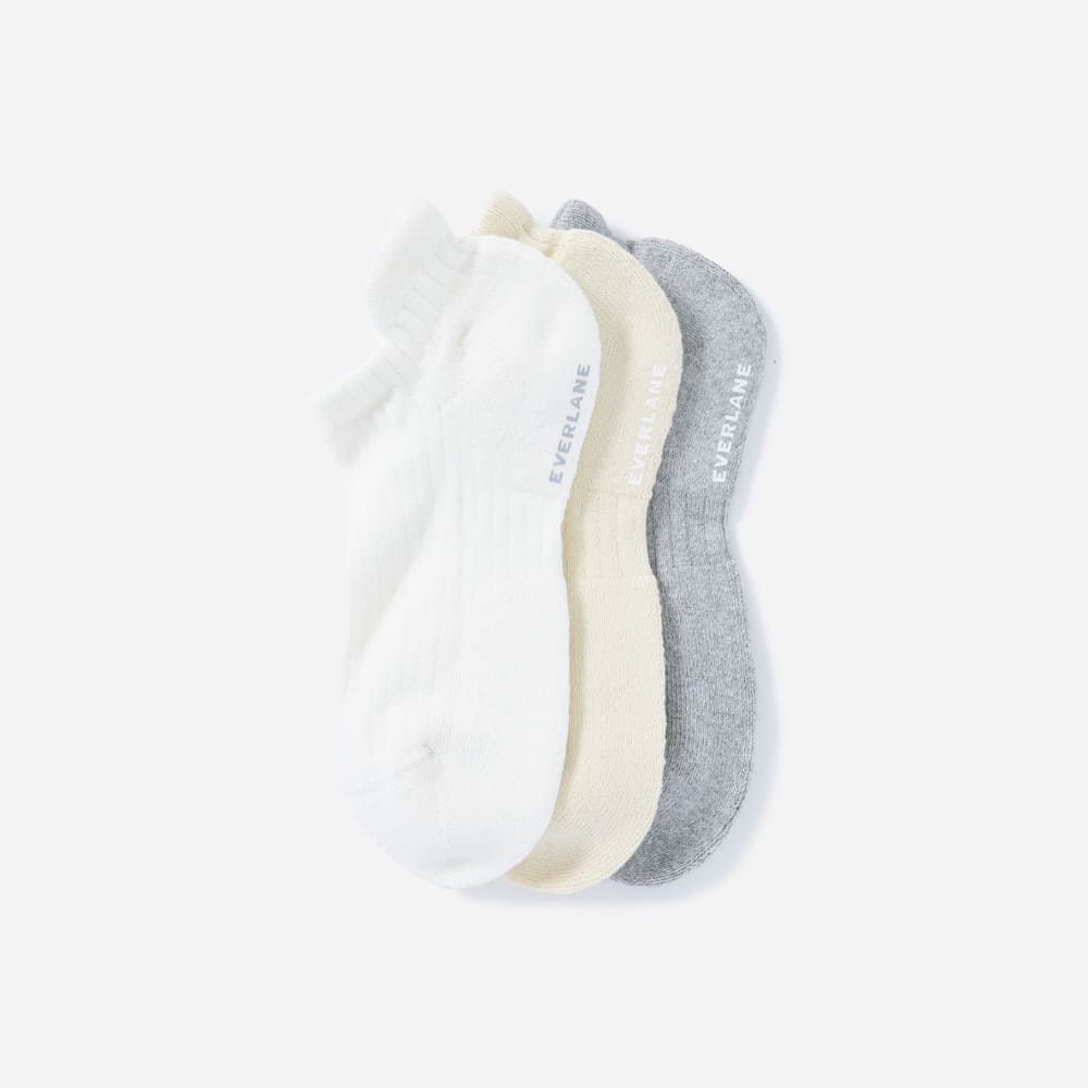 The Organic Cotton Ankle Sock 3-Pack