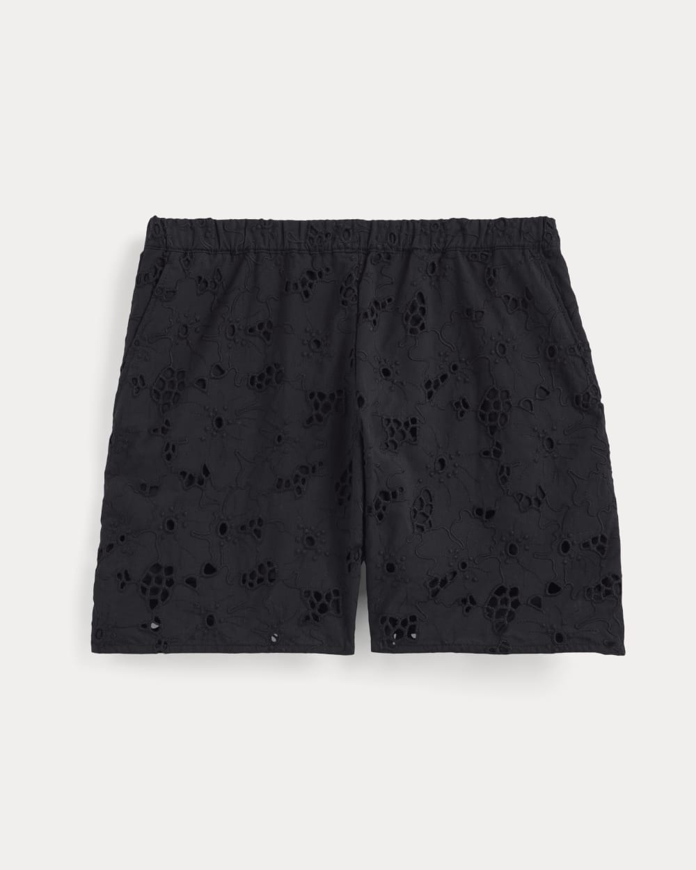 The Eyelet Pull-On Short | Black – Everlane