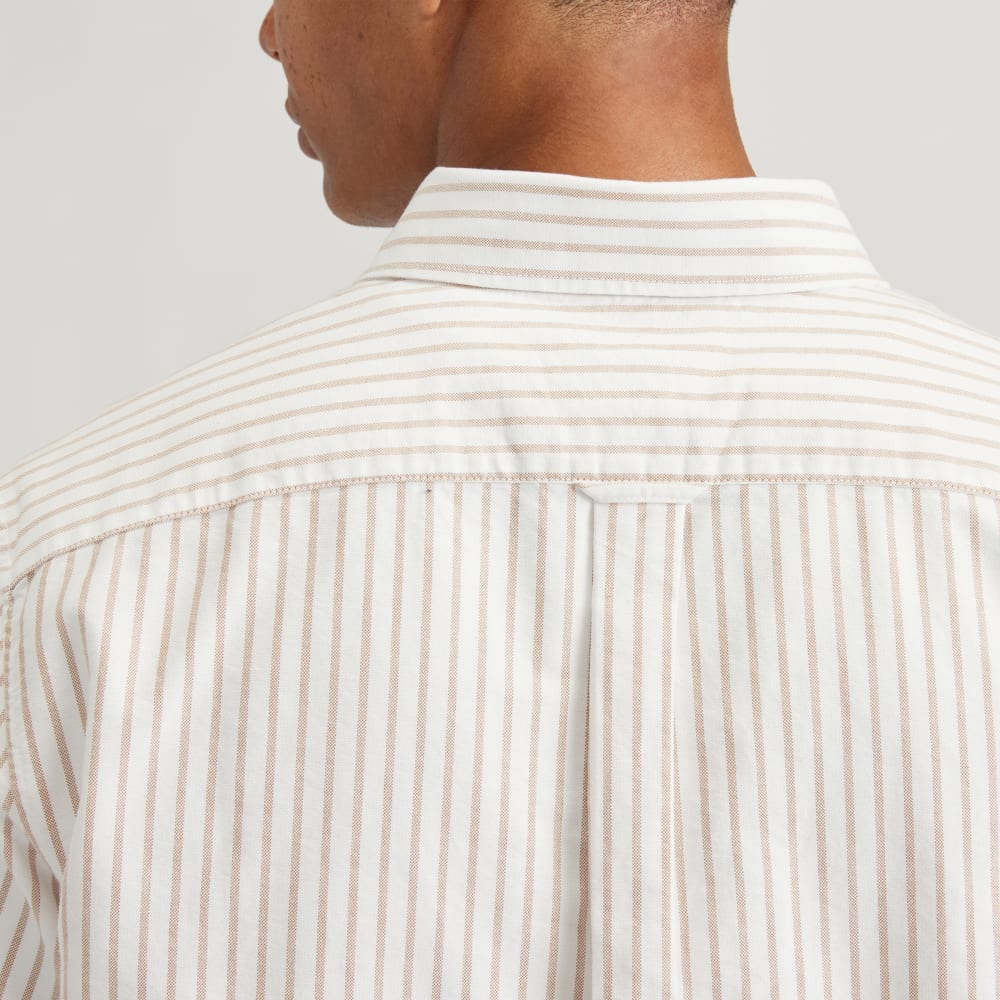トップス epa half oxford shirt WHT The Organic Short Sleeve Oxford Shirt | Sahara / Off-White – Everlane