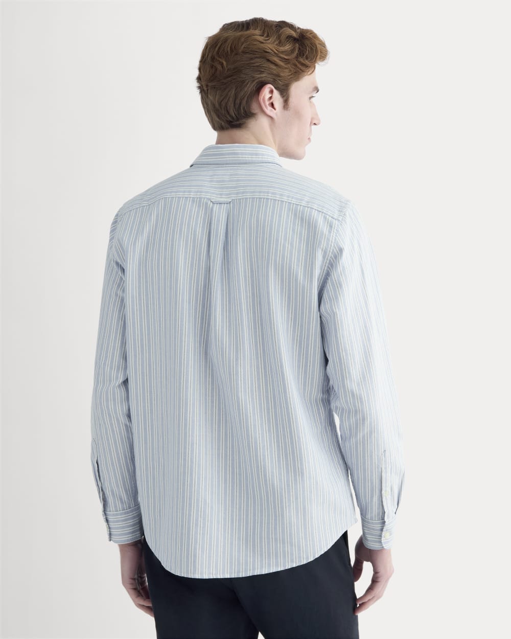 Everlane Slim Oxford Shirt | Standard In Summer Sky Stripe, Size XXL, Cotton Everlane Slim Oxford Shirt | Standard In Summer Sky Stripe, Size XXL, Cotton