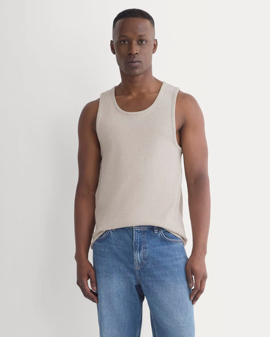 mens-vintage-rib-tank-heathered-oatmeal | primary