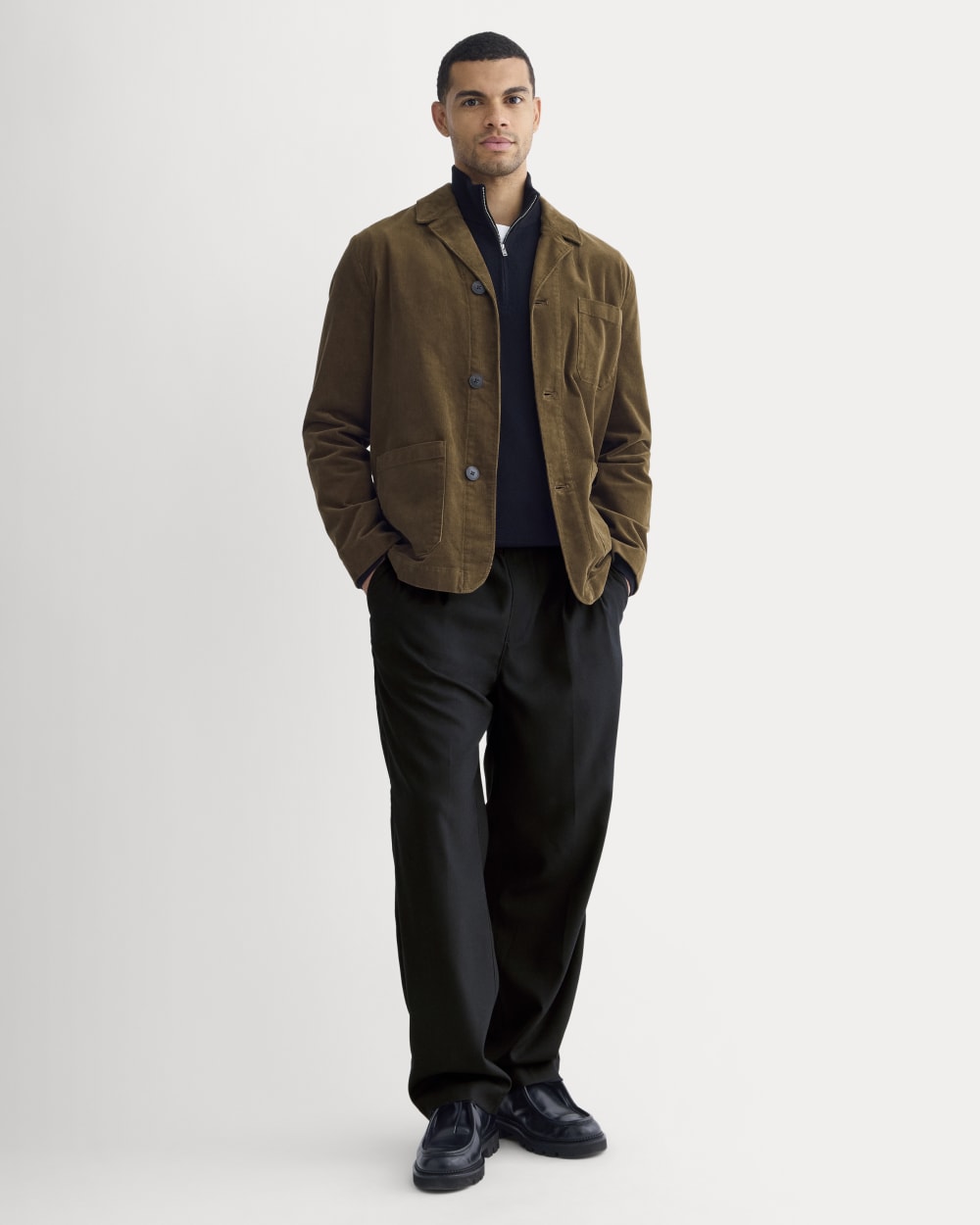 Fine Wale Corduroy Chore Blazer | Cocoa – Everlane